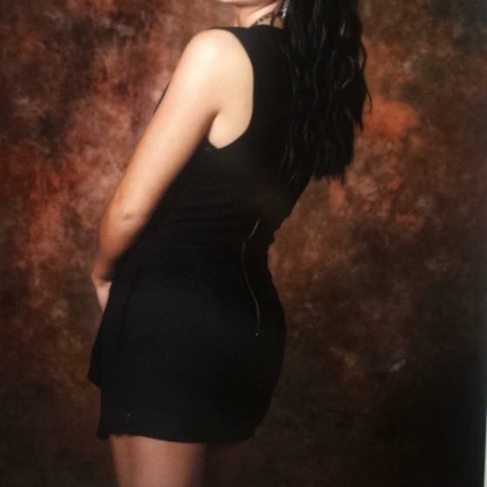 Black skort romper
